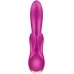 Смарт-вибратор с клиторальным стимулятором Satisfyer Double Flex фиолетовый
