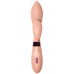 Вибратор с клиторальным стимулятором Indeep Gina Beige