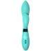 Вибратор с клиторальным стимулятором Indeep Gina Turquoise