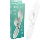 Перезаряжаемый вибратор Ideep Pro Juna белый 