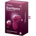 Клиторальный вибромассажер с плавающим стимулятором Satisfyer Exciterrr бордовый