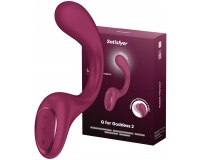 Вибратор для стимуляции зоны G Satisfyer G for Goddess 2 бордовый