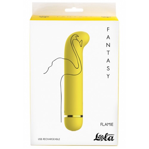 Перезаряжаемый вибратор для точки G Fantasy Flamie Перезаряжаемый вибратор для точки G Fantasy Flamie