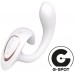 Вибратор для точки G с клиторальным стимулятором Satisfyer G for Goddess 1 белый