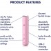 Вакуумно-волновой мини-стимулятор клитора с вибрацией помада Satisfyer First Kiss