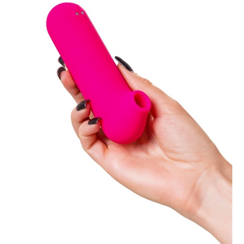 Вакуумно-волновой стимулятор клитора с вибрацией EroTeq Molette с LCD экраном Вакуумно-волновой стимулятор клитора с вибрацией EroTeq Molette с LCD экраном