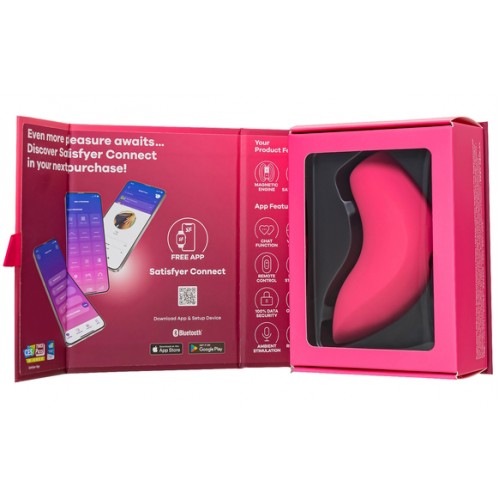 Вакуумно-волновой стимулятор клитора с вибрацией Satisfyer Magnetic Deep Pulse розовый Вакуумно-волновой стимулятор клитора с вибрацией Satisfyer Magnetic Deep Pulse розовый