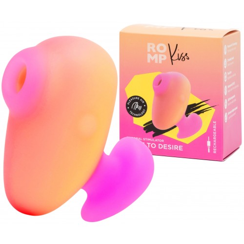 Бесконтактный мини-стимулятор клитора Romp Kiss Бесконтактный мини-стимулятор клитора Romp Kiss