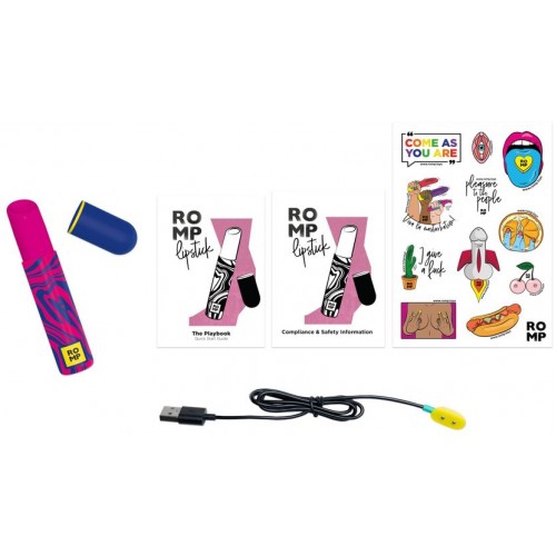 Бесконтактный стимулятор клитора Romp Lipstick Бесконтактный стимулятор клитора Romp Lipstick