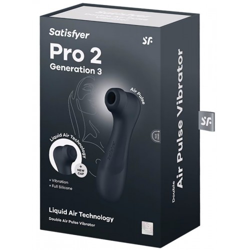 Вакуумно-волновой бесконтактный стимулятор Satisfyer Pro 2 Generation 3 Black Вакуумно-волновой бесконтактный стимулятор Satisfyer Pro 2 Generation 3 Black