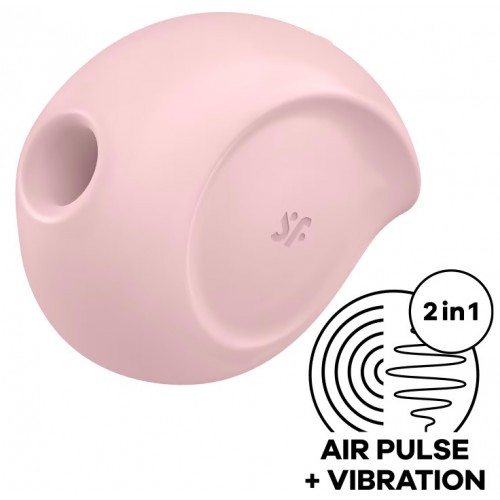 Вакуумно-волновой стимулятор с вибрацией Satisfyer Sugar Rush розовый Вакуумно-волновой стимулятор с вибрацией Satisfyer Sugar Rush розовый