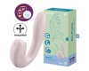 Смарт-вибратор с вакуумно-волновым стимулятором клитора Satisfyer Sunray бежевый