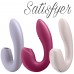 Смарт-вибратор с вакуумно-волновым стимулятором клитора Satisfyer Sunray бежевый