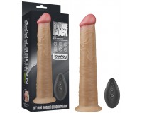 Реалистичный вибратор с ротацией Dual Layered Silicone Rotator 25 см