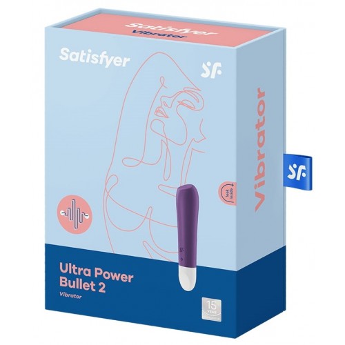 Мини-вибратор Satisfyer Ultra Power Bullet 2 фиолетовый Мини-вибратор Satisfyer Ultra Power Bullet 2 фиолетовый