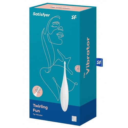 Точечный вибростимулятор Satisfyer Twirling Fun белый Точечный вибростимулятор Satisfyer Twirling Fun белый