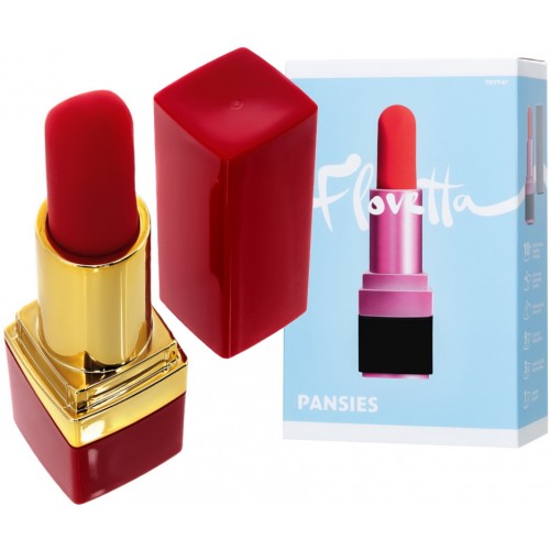 Перезаряжаемый вибростимулятор-помада Flovetta by Toyfa Pansies Перезаряжаемый вибростимулятор-помада Flovetta by Toyfa Pansies
