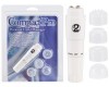 Мини-стимулятор с вибрацией и сменными насадками Compact Pro