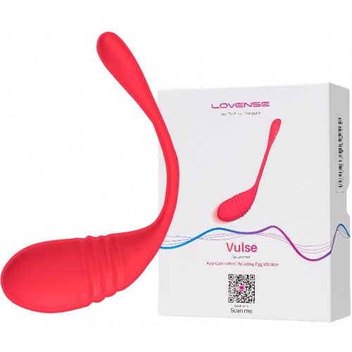 Рельефное виброяйцо с фрикционными движениями и смарт управлением Lovense Vulse Рельефное виброяйцо с фрикционными движениями и смарт управлением Lovense Vulse