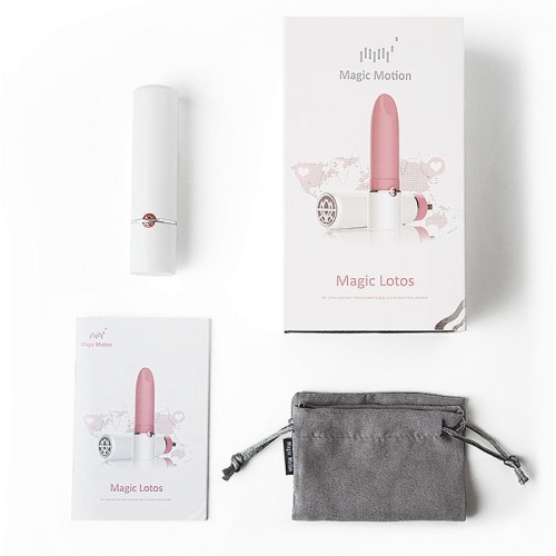 Смарт-вибратор в виде помады Magic Motion Magic Lotos Смарт-вибратор в виде помады Magic Motion Magic Lotos