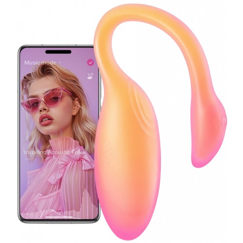 Смарт-вибратор Magic Motion Flamingo Max оранжевый Смарт-вибратор Magic Motion Flamingo Max оранжевый