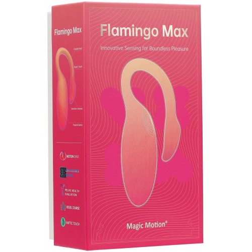Смарт-вибратор Magic Motion Flamingo Max оранжевый Смарт-вибратор Magic Motion Flamingo Max оранжевый