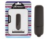Черная вибропуля X-Basic Bullet Mini Lovetoy с 10 режимами вибрации