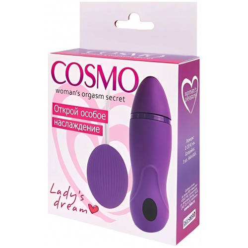 Виброяйцо на проводном пульте управления Cosmo Виброяйцо на проводном пульте управления Cosmo