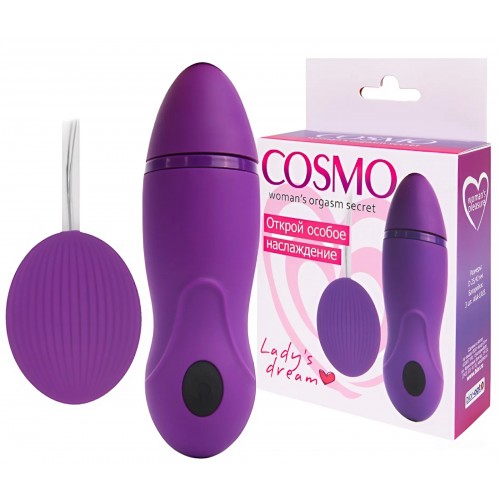 Виброяйцо на проводном пульте управления Cosmo Виброяйцо на проводном пульте управления Cosmo