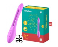 Многофункциональный вибратор для пар с гибкой основой Satisfyer Elastic Joy Violet