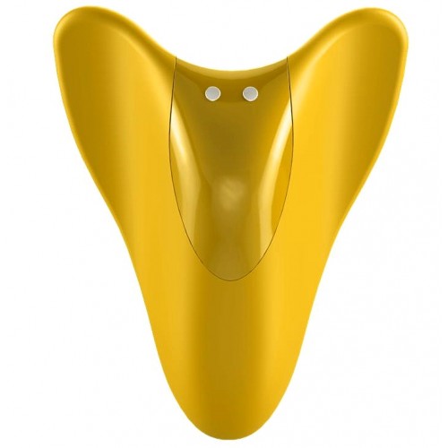 Перезаряжаемый вибратор на палец Satisfyer High Fly желтый Перезаряжаемый вибратор на палец Satisfyer High Fly желтый