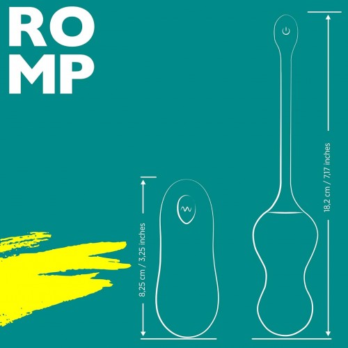 Виброяйцо с пультом дистанционного управления Romp Cello мятное Виброяйцо с пультом дистанционного управления Romp Cello мятное