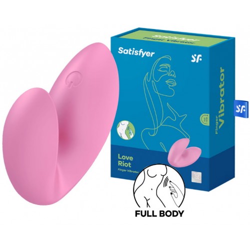 Универсальный вибромассажер на пальцы Satisfyer Love Riot Универсальный вибромассажер на пальцы Satisfyer Love Riot