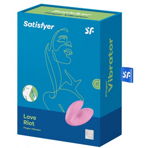 Универсальный вибромассажер на пальцы Satisfyer Love Riot Универсальный вибромассажер на пальцы Satisfyer Love Riot