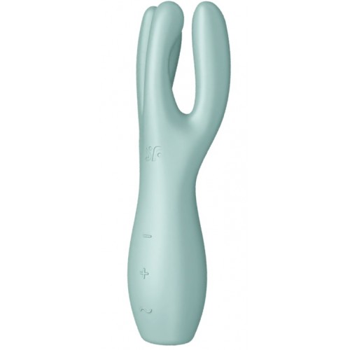 Универсальный вибростимулятор Satisfyer Threesome 3 мятный Универсальный вибростимулятор Satisfyer Threesome 3 мятный