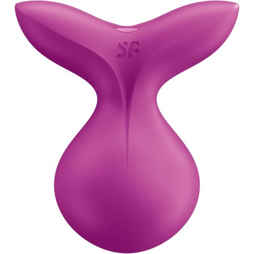 Перезаряжаемый мини-массажер Satisfyer Viva La Vulva 3 малиновый Перезаряжаемый мини-массажер Satisfyer Viva La Vulva 3 малиновый