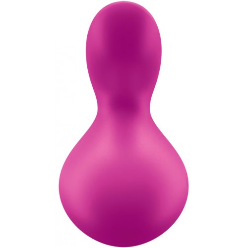 Перезаряжаемый мини-массажер Satisfyer Viva La Vulva 3 малиновый Перезаряжаемый мини-массажер Satisfyer Viva La Vulva 3 малиновый
