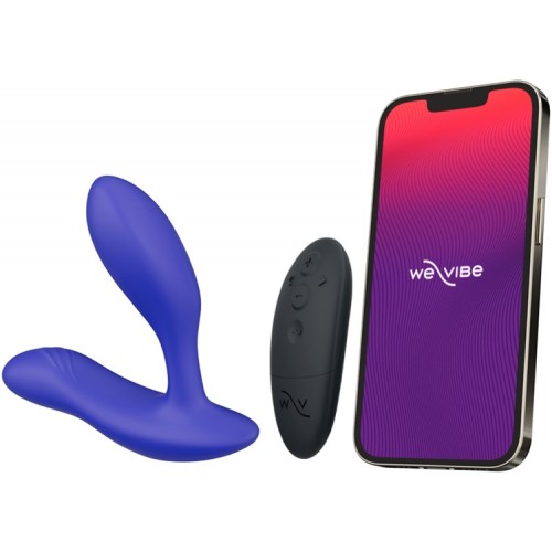 Регулируемый смарт-вибромассажер простаты We-Vibe Vector Plus синий Регулируемый смарт-вибромассажер простаты We-Vibe Vector Plus синий