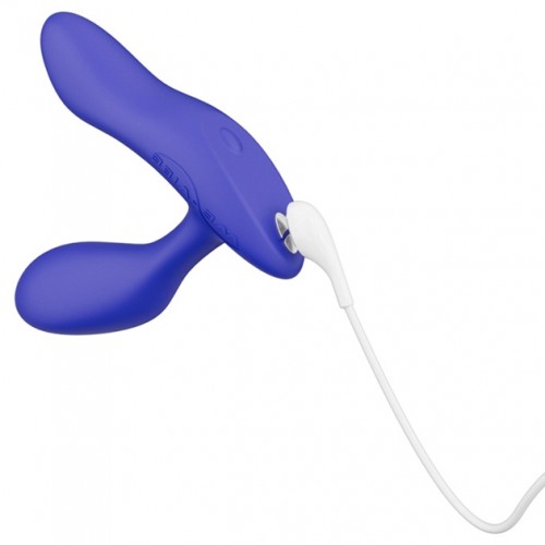 Регулируемый смарт-вибромассажер простаты We-Vibe Vector Plus синий Регулируемый смарт-вибромассажер простаты We-Vibe Vector Plus синий