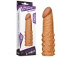 Удлиняющая насадка на пенис X-Tender Penis Sleeve мулат + 5 см