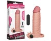 Удлиняющая насадка на пенис с вибрацией X-Tender Penis Sleeve + 5 см