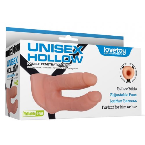 Фаллопротез для двойного проникновения Unisex Hollow Double Penetrator Фаллопротез для двойного проникновения Unisex Hollow Double Penetrator