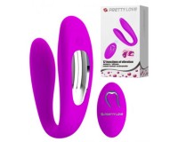 Вибромассажер для пар с дистанционным пультом Pretty Love Letitia