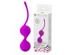 Вагинальные шарики со смещённым центром тяжести Pretty Love Kegel Tighten Up I пурпурные