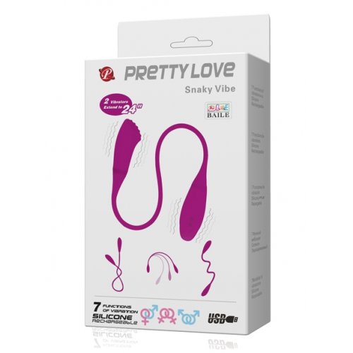 Оригинальный двойной вибростимулятор Pretty Love Snaky Vibe Оригинальный двойной вибростимулятор Pretty Love Snaky Vibe
