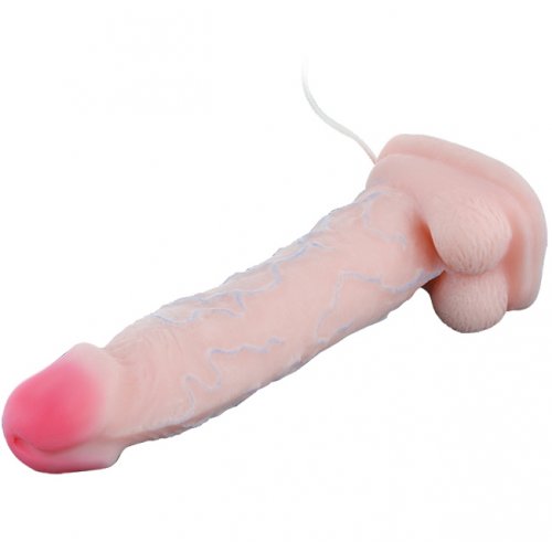 Большой фаллоимитатор Super Macho 37 см с вибрацией Большой фаллоимитатор Super Macho 37 см с вибрацией