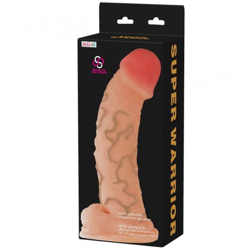 Большой фаллоимитатор Super Macho 37 см с вибрацией Большой фаллоимитатор Super Macho 37 см с вибрацией